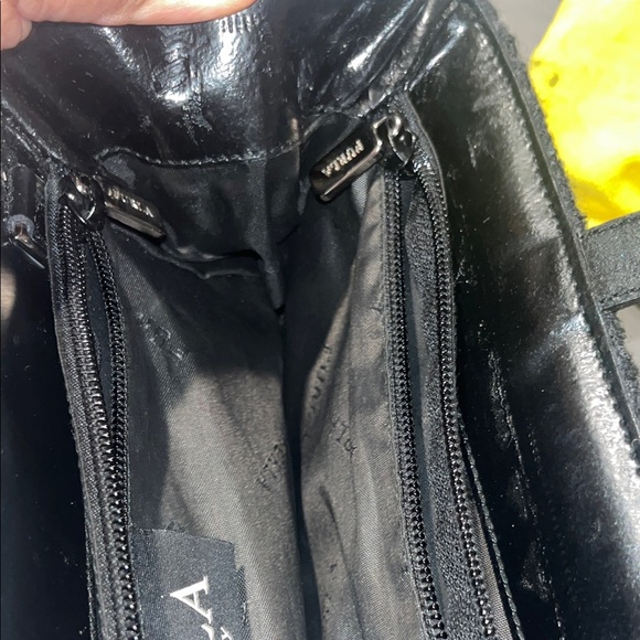 Furla Charcoal and Black Women's Bag-needs some TLC - Picture 10 of 11